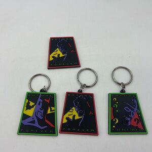 Lot of 4 BATMAN FOREVER Applause 3 KeyChains 1 Magnetic(1995 DC Comics)